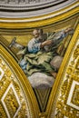 Painting at the ceilings of Saint Peter cathedral in Vatican