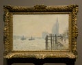 A painting by CLAUDE MONET in the National Gallery in London Royalty Free Stock Photo