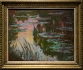 A painting by Claude Monet in the National Gallery in London Royalty Free Stock Photo