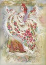 Painting Collection: White shawl