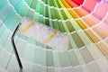 Painting colors guide Royalty Free Stock Photo