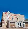 Painting, cowgirl on wall, Las Vegas New Mexico