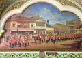 The first Battalion of Mysore Infantry in a royal procession