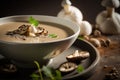 Mushroom Soup Delight. Warm meal.