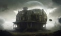 Surreal world Mysterious House