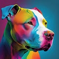 Vibrant American Bulldog