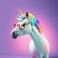 Rainbow maned Unicorn