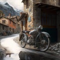 Andorran Adventures Bikes and Motorcycles. Andorran people Royalty Free Stock Photo