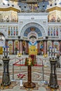 The painting on the dome of the Naval Cathedral of Saint Nichola