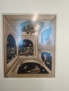 Painting in Escher museum