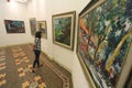 Painting exhibition which tells the story of the hometown.