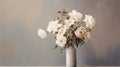 Modern Minimalistic Flower Posy Painting Royalty Free Stock Photo