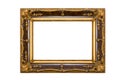 Painting frame isolated on white background