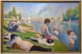 Painting by french impressionist Eric Sera in London National Gallery