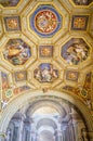 Painting fresco ceilings in the Vatican Museum