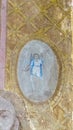 painting, frescoes, abandoned Orthodox church