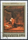 Painting Holy Family with drape by Rembrandt, 375th Birth Anniversary of Rembrandt