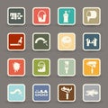 Painting Icons.vector Royalty Free Stock Photo