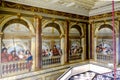 Painting at the main stair of Kensington palace, London, UK Royalty Free Stock Photo