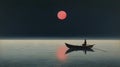 Moonlit Boat: Karen\'s Contemplation In Mori Kei Style
