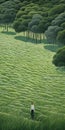 Endless Lawn: A Mind-bending Landscape Painting By Charles Angrand