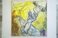 Painting by Marc Chagall, Marc Chagall Museum, Nice, France Royalty Free Stock Photo