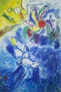 Painting by Marc Chagall, Marc Chagall Museum, Nice, France Royalty Free Stock Photo