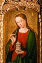 Altarpiece of St Nicolas in Monaco Cathedral - Mary Magdalene