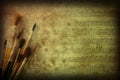 Painting and music arts texture Royalty Free Stock Photo