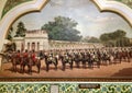 The Mysore Rear Horse Guard during a royal procession in Mysore