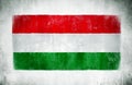 Painting Of The National Flag Of Hungary