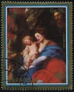 Painting of the Nativity and Madonna and Child by Rubens