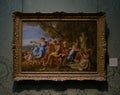 A painting by Nicolas Poussin in the National Gallery in London Royalty Free Stock Photo