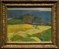 A painting by Paul Gauguin in the National Gallery in London Royalty Free Stock Photo