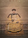 Painting portrait of Qianlong empiror Royalty Free Stock Photo