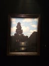 Painting in Rene Magritte museum