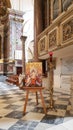 Painting with the resurrection of Jesus Christ, St. Andrew Cathedral, Amalfi Coast, Italy
