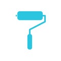 Painting roller icon on white background. Symbol.