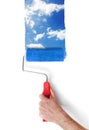 Painting the sky Royalty Free Stock Photo
