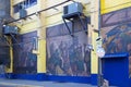 The stadium La Bombonera in La Boca, Buenos Aires, Argentina