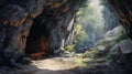 Anime-influenced Cave Painting With Detailed Environment