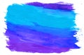 Painting Textured Background Blue and Purple Royalty Free Stock Photo