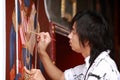 Painting Thangka.Bangkok.Thailand