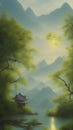 The Painting of the Ancient Chinese Poetry \