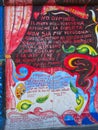 Painting titled Hymn to Joy by Fulvio Pinna on Berlin Wall