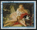 Painting Venus and Cupid by Fransois Boucher