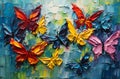 Butterflies in a Blue Whirlwind