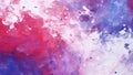 Purple red painting watercolors splash background, ink wash aquarellist watercolors illustration Royalty Free Stock Photo