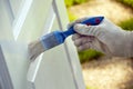 Painting wooden door