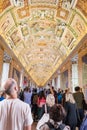 Paintings that adorn the Galleria delle Carte Geografiche in the Vatican